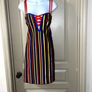 🎉HOST Pick💥🌟🎉Bandage dress colorful striped